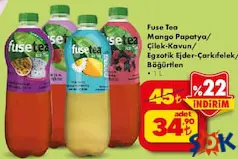 FUSE TEA SOĞUK ÇAY ÇEŞİTLERİ 1 L fiyat ve kampanya bilgisi